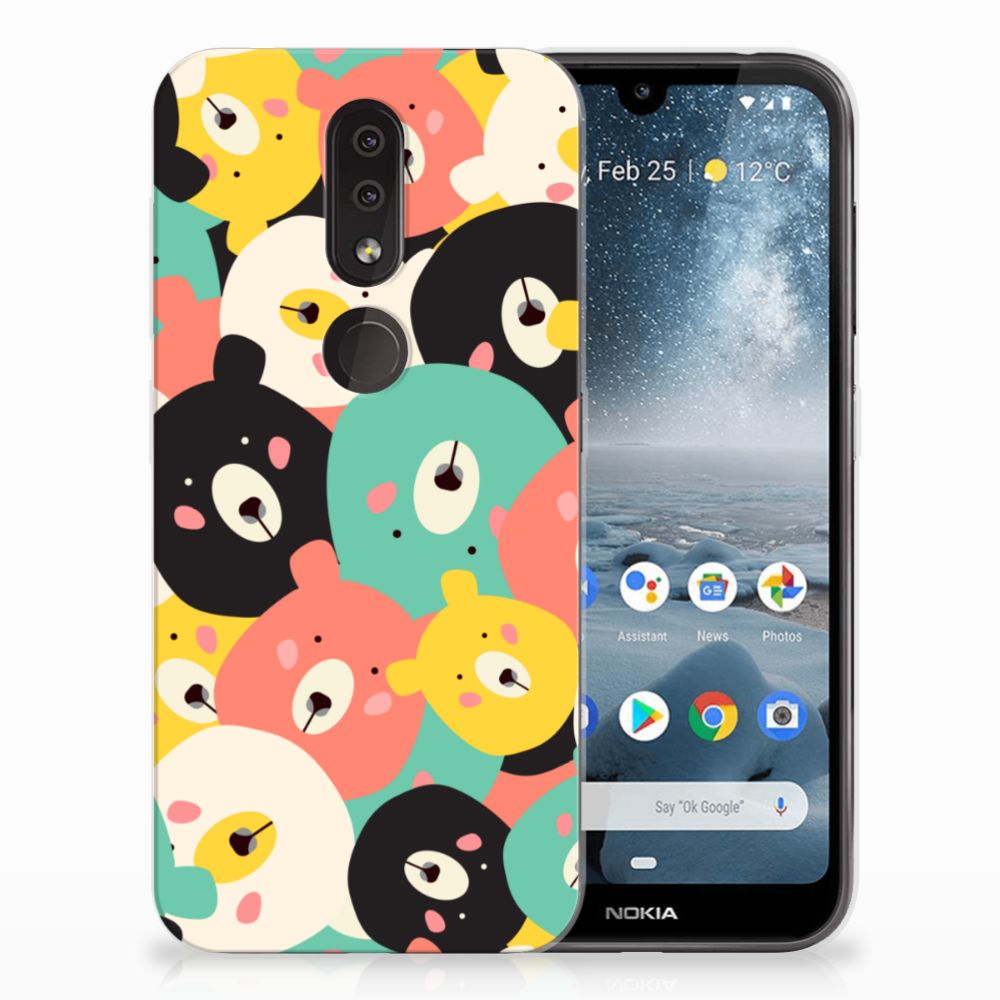 Nokia 4.2 Telefoonhoesje met Naam Bears