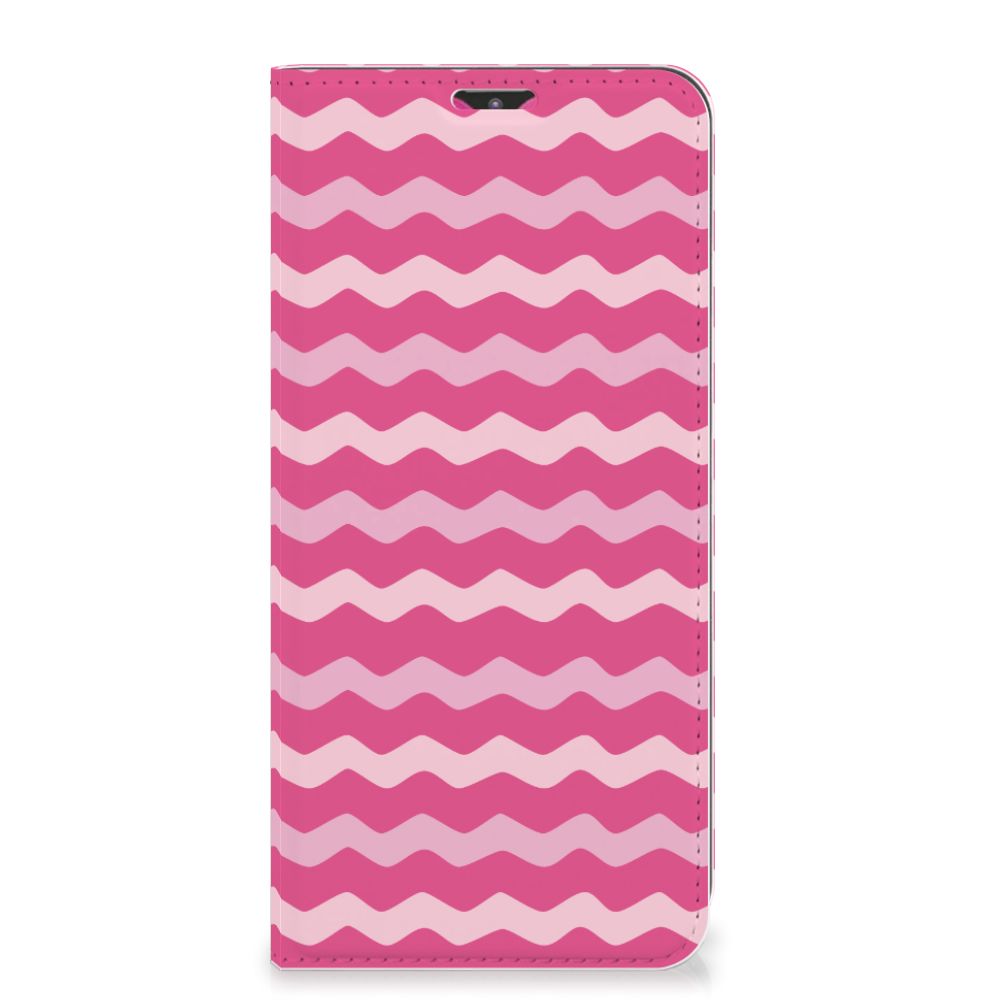 Samsung Galaxy M20 Hoesje met Magneet Waves Pink