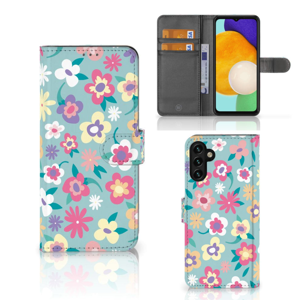 Samsung Galaxy A04s | Samsung Galaxy A13 5G Hoesje Flower Power