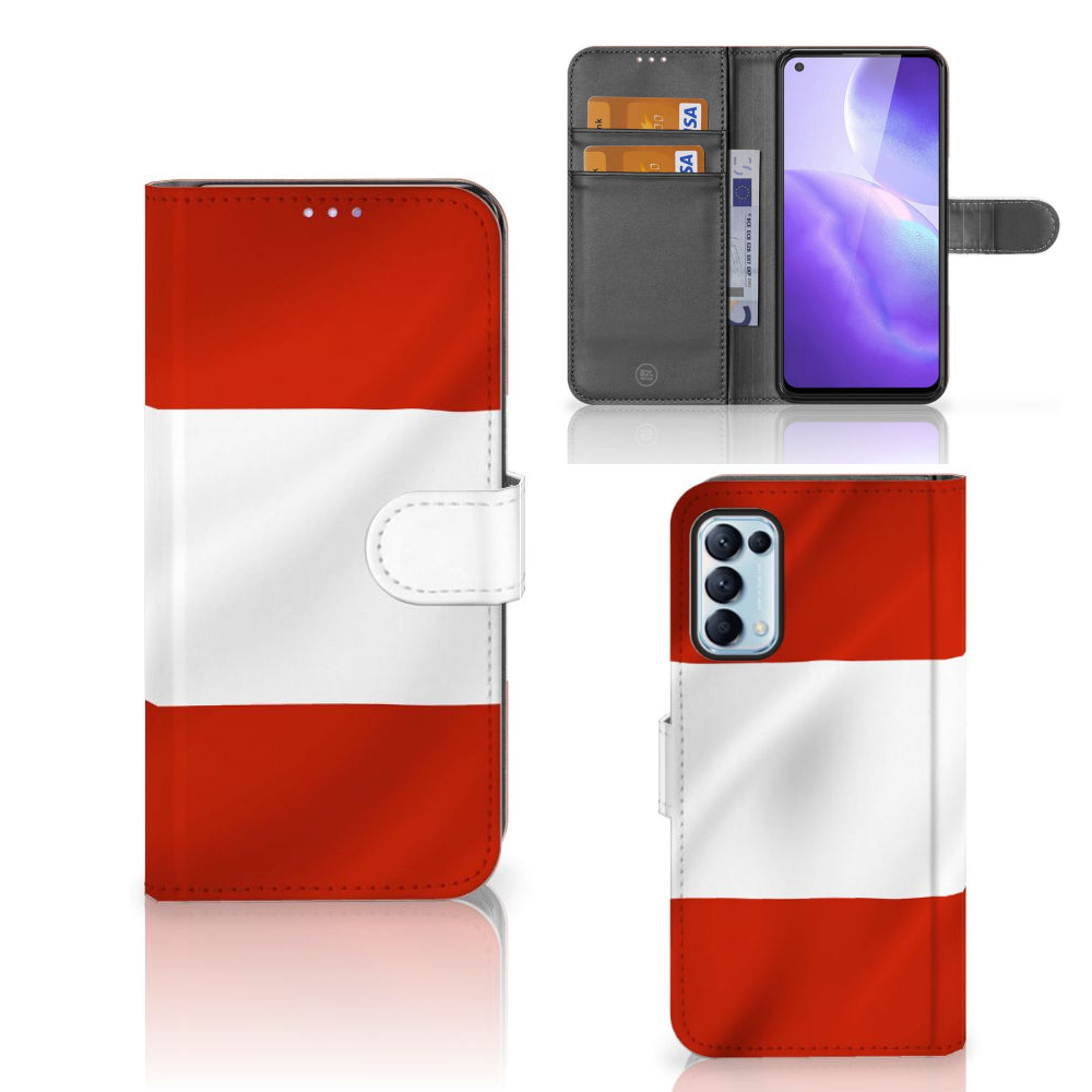 OPPO Find X3 Lite Bookstyle Case Oostenrijk