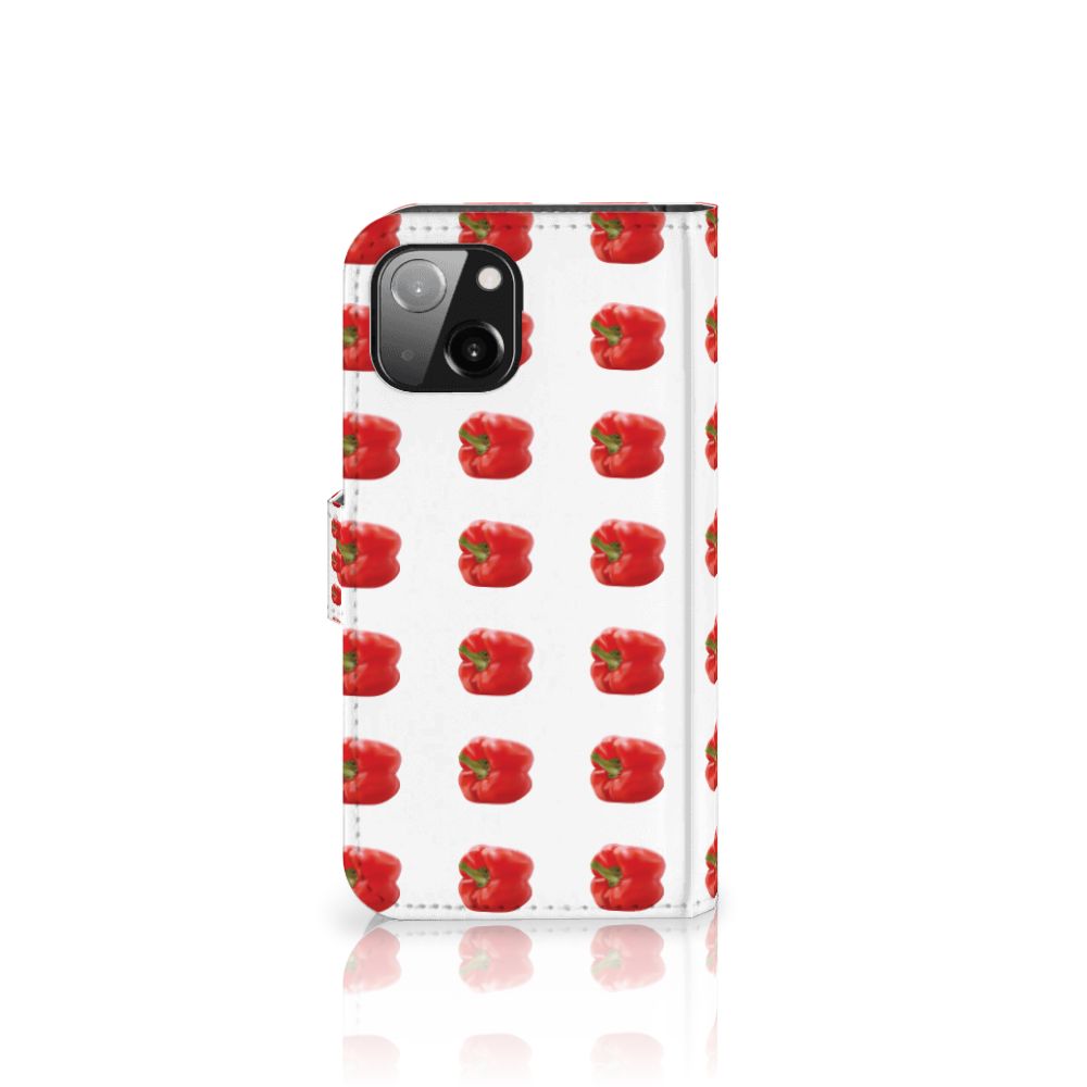 Apple iPhone 13 Book Cover Paprika Red