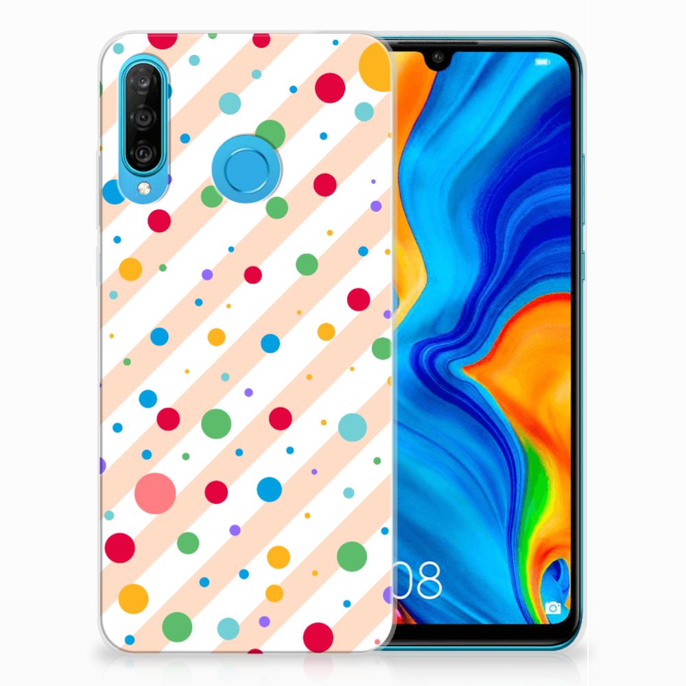 Huawei P30 Lite TPU bumper Dots