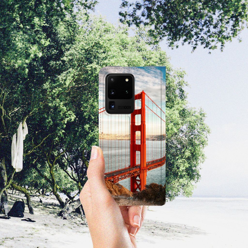 Samsung Galaxy S20 Ultra Book Cover Golden Gate Bridge - B2C Telecom