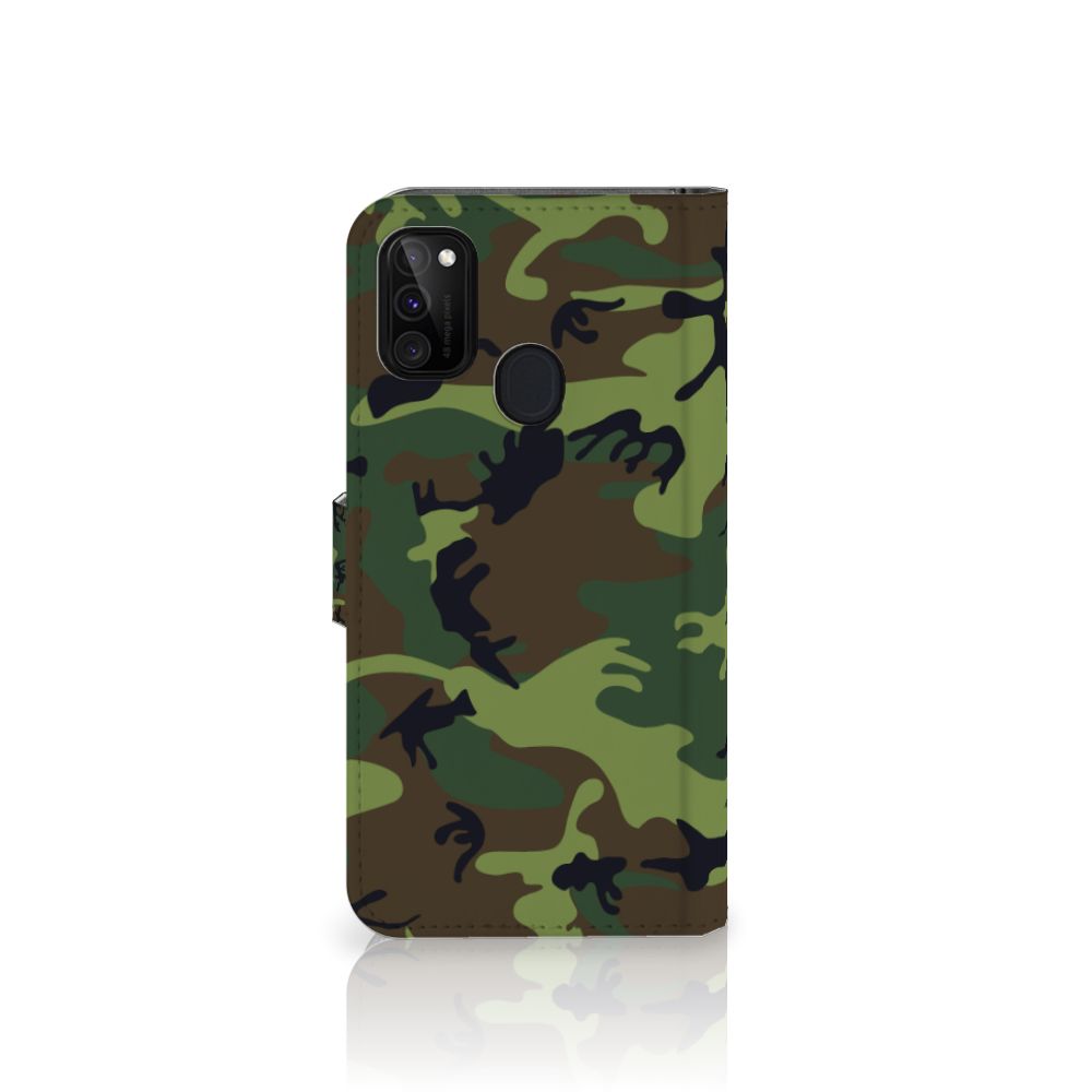 Samsung Galaxy M21 | M30s Telefoon Hoesje Army Dark