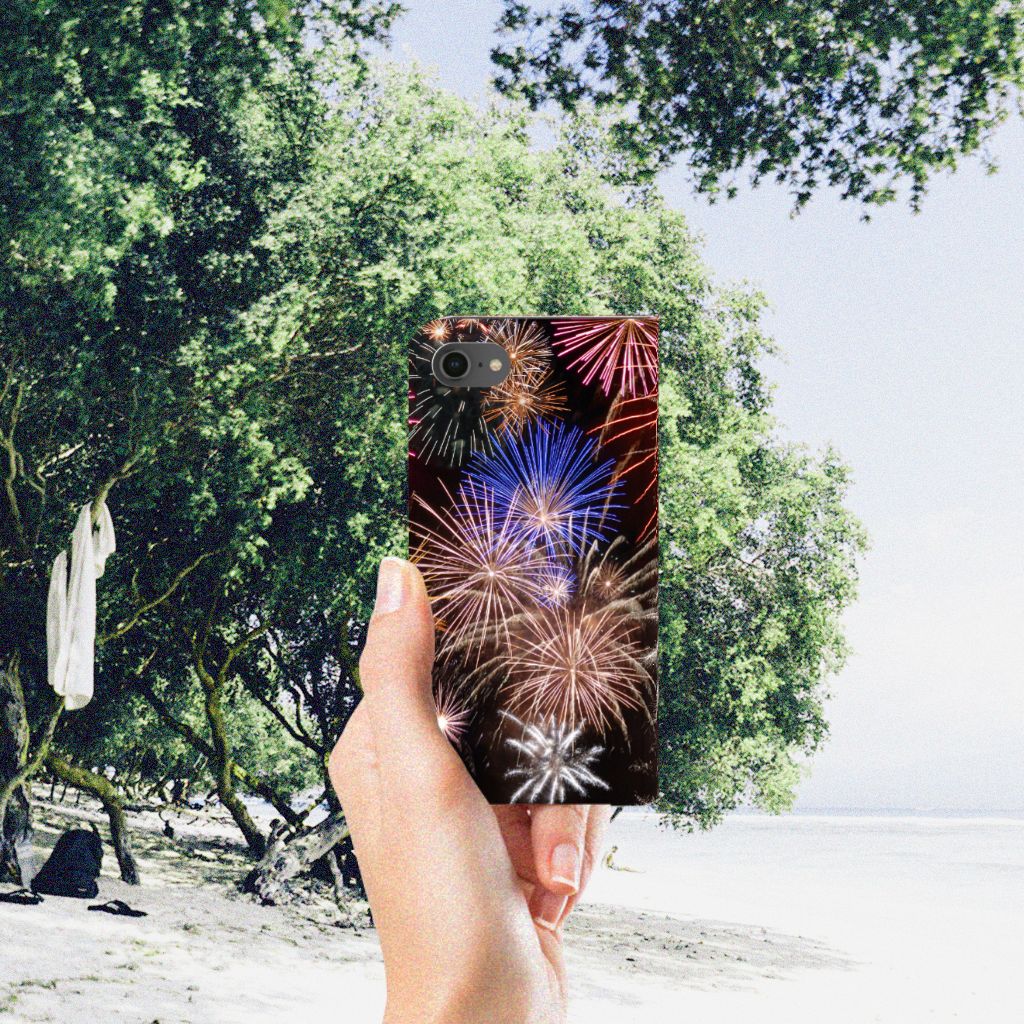 iPhone 7 | 8 | SE (2020) | SE (2022) Hippe Standcase Vuurwerk