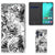 Mobiel BookCase Samsung Galaxy A40 Skulls Angel