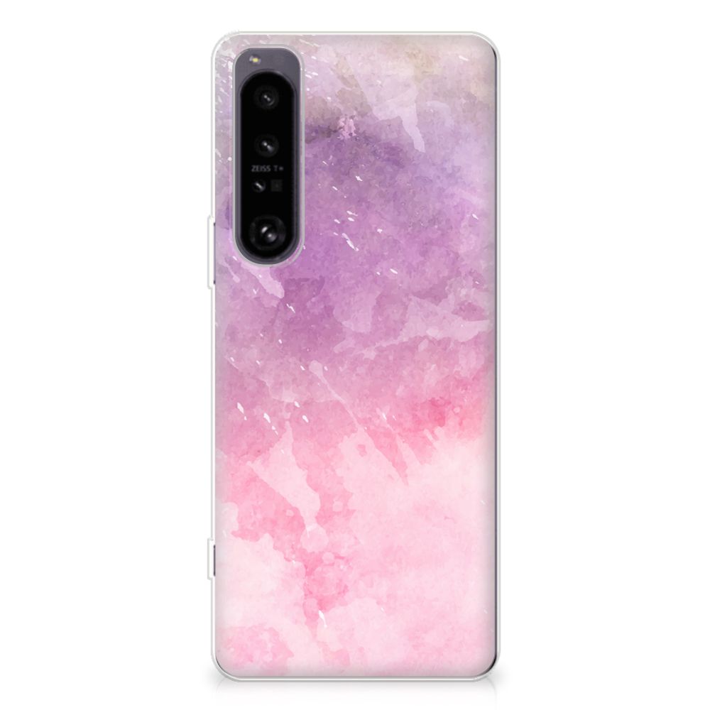 Hoesje maken Sony Xperia 1 IV Pink Purple Paint