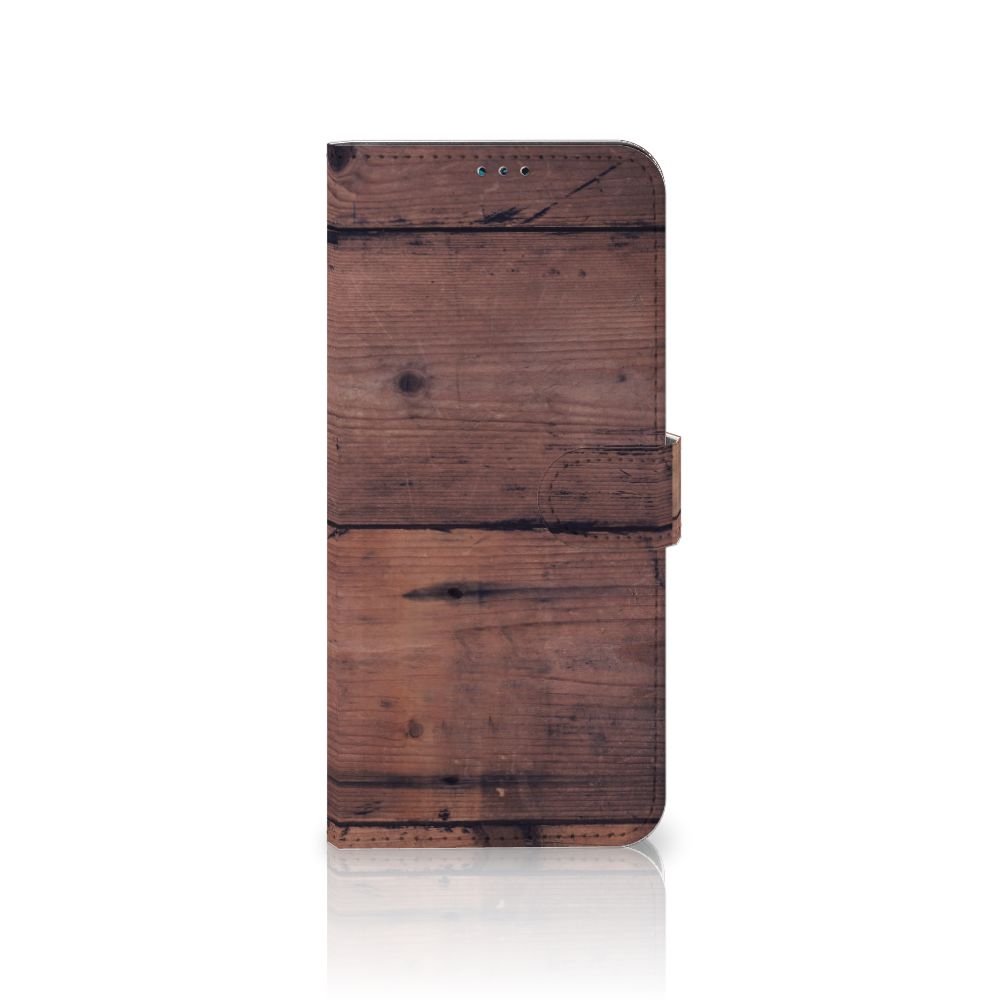 Nokia G50 Book Style Case Old Wood