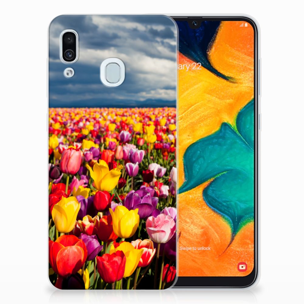 Samsung Galaxy A30 TPU Case Tulpen