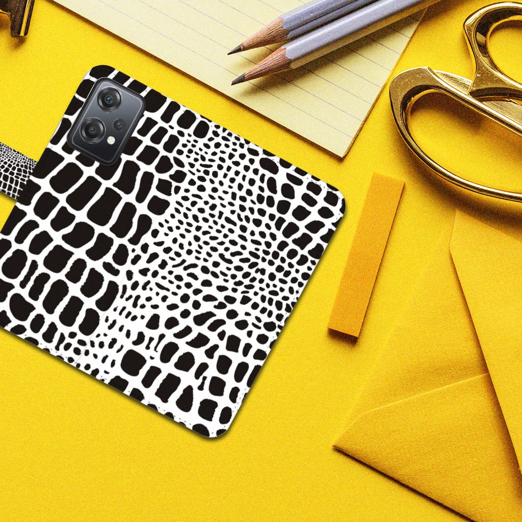 OnePlus Nord CE 2 Lite Telefoonhoesje met Pasjes Slangenprint