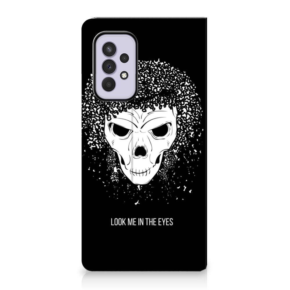 Mobiel BookCase Samsung Galaxy A33 5G Skull Hair - B2C Telecom