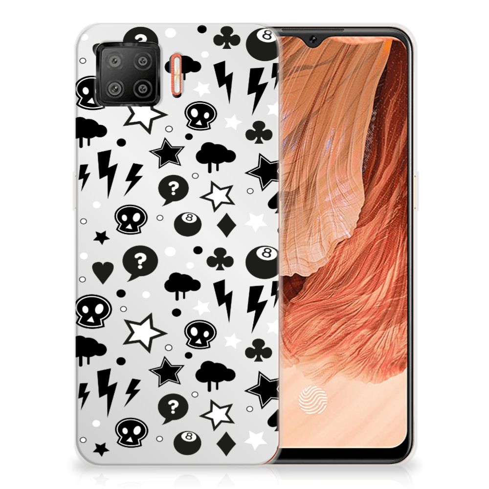 Silicone Back Case OPPO A73 4G Silver Punk B2C Telecom