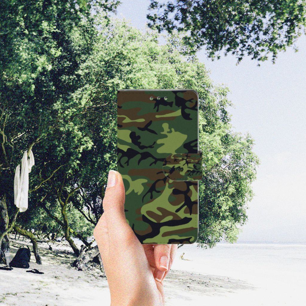 Sony Xperia XZ1 Telefoon Hoesje Army Dark