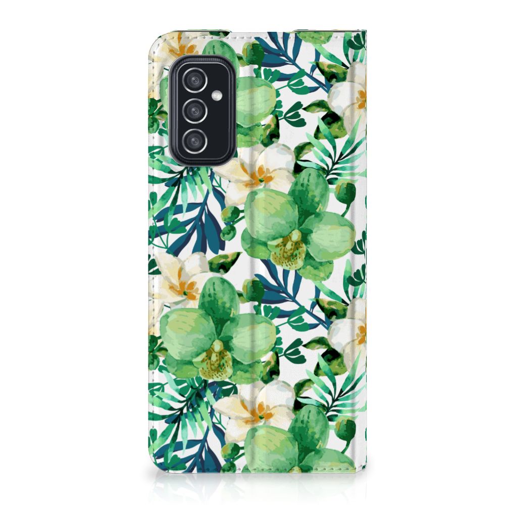 Samsung Galaxy M52 Smart Cover Orchidee Groen - B2C Telecom