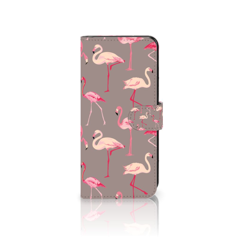 OPPO Reno8 Telefoonhoesje met Pasjes Flamingo