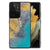 Samsung Galaxy S21 Ultra Marmeren Print Telefoonhoesje Marble Blue Gold B2C Telecom