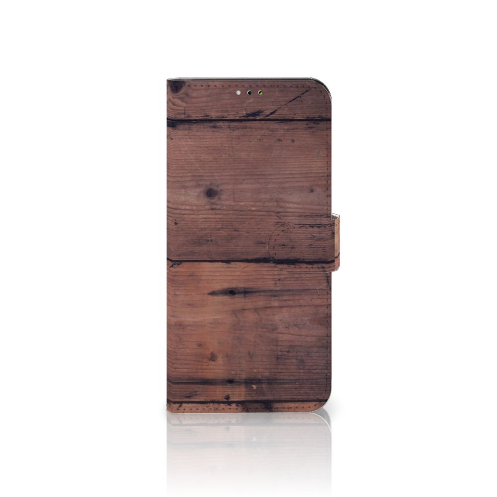 Samsung Galaxy A03 Book Style Case Old Wood