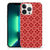 iPhone 13 Pro Max TPU bumper Batik Rood met prachtig rood patroon en stijlvolle uitstraling.
