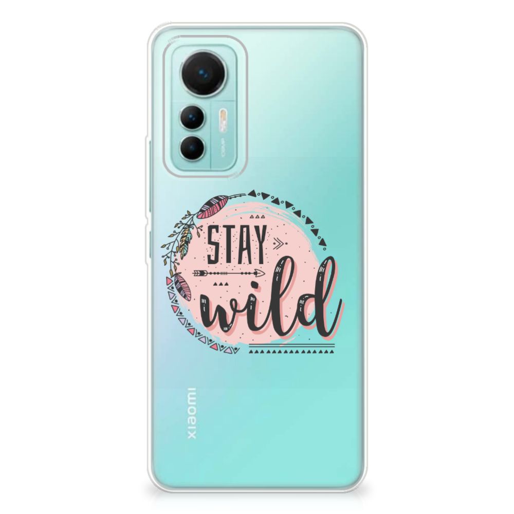 Xiaomi 12 Lite Telefoonhoesje met Naam Boho Stay Wild B2C Telecom