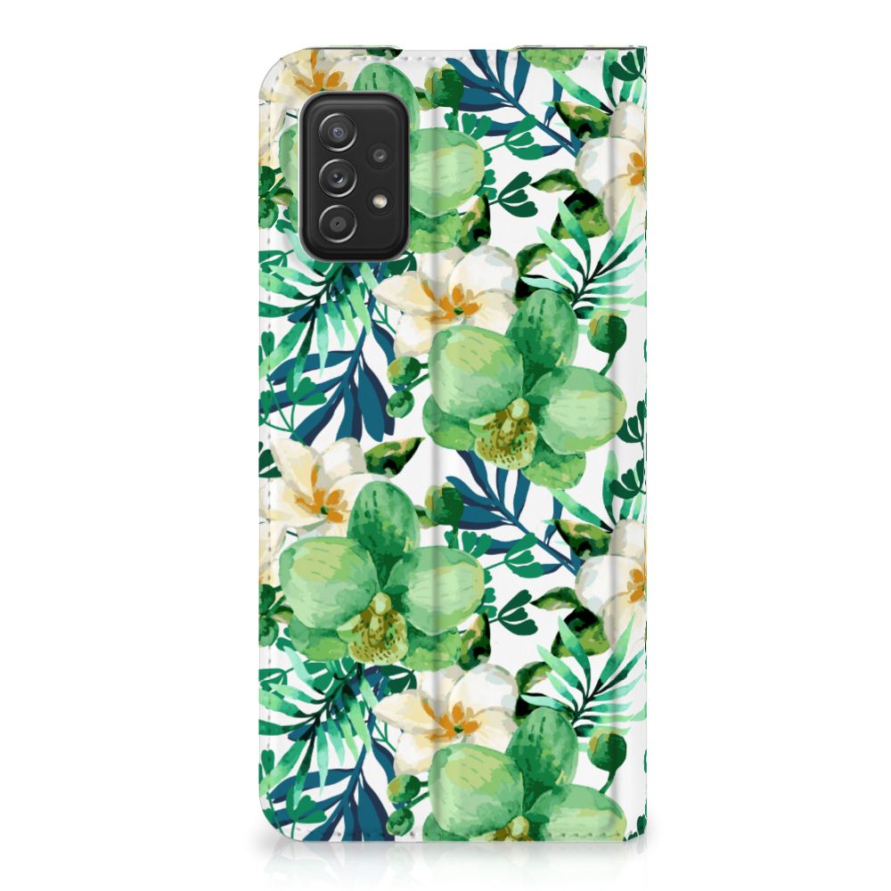 Samsung Galaxy A03s Smart Cover Orchidee Groen - B2C Telecom