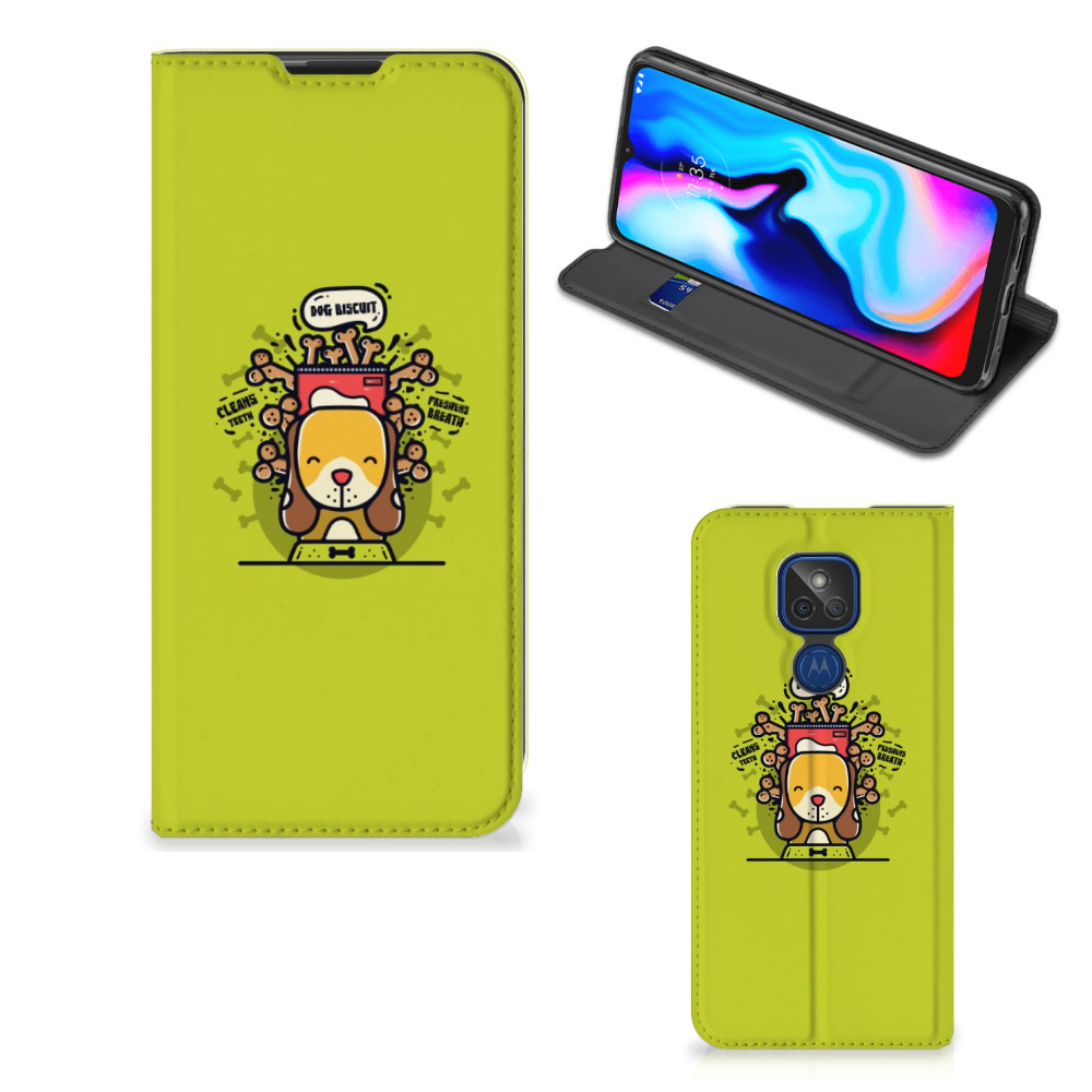 Motorola Moto G9 Play Magnet Case Doggy Biscuit - B2C Telecom