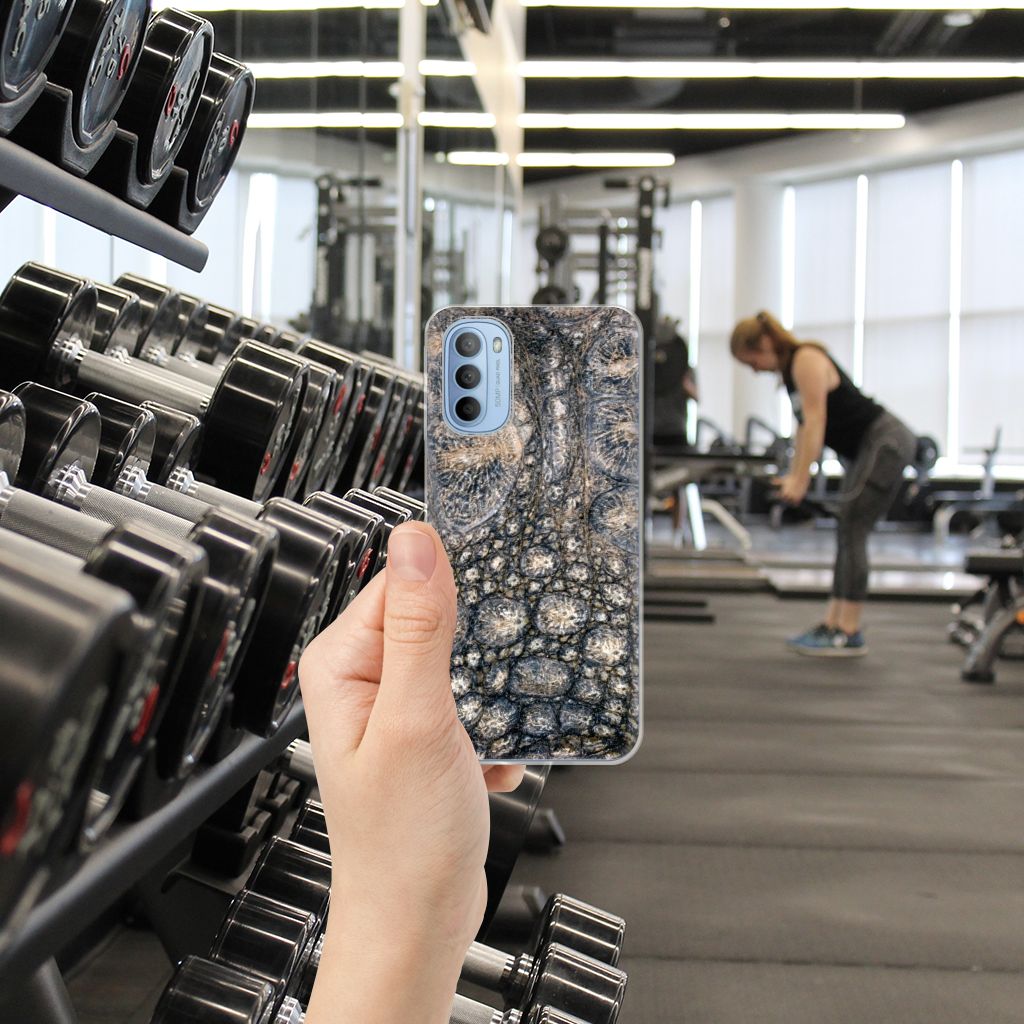 Motorola Moto G31 | G41 TPU Hoesje Krokodillenprint B2C Telecom