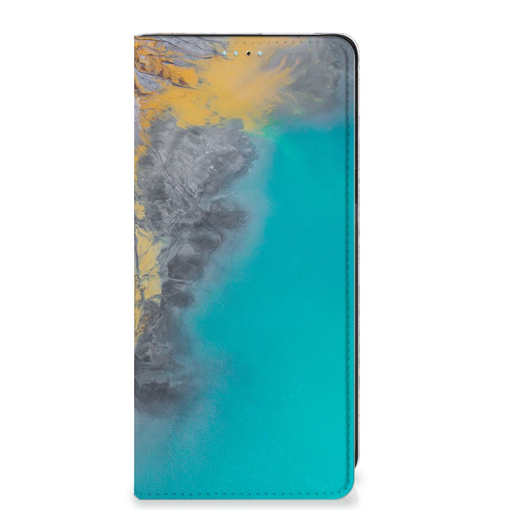 Xiaomi Redmi Note 11/11S Standcase Marble Blue Gold