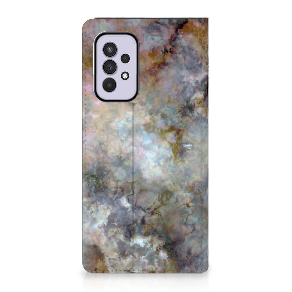 Samsung Galaxy A33 5G Standcase Marmer Grijs - B2C Telecom