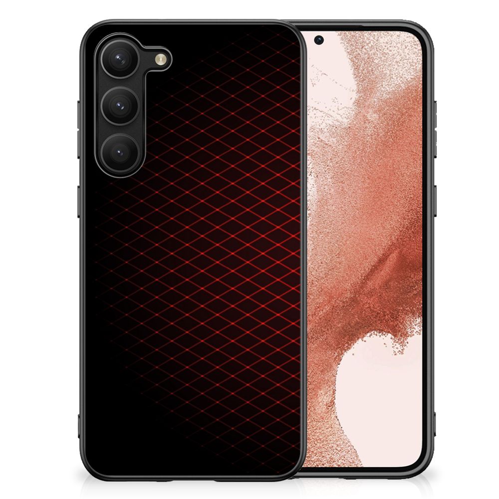 Samsung Galaxy S23 Plus Back Case Geruit Rood B2C Telecom