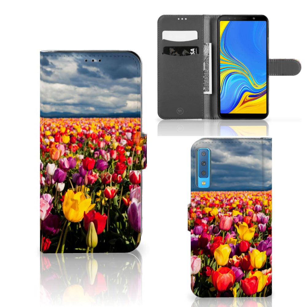 Samsung Galaxy A7 (2018) Hoesje Tulpen