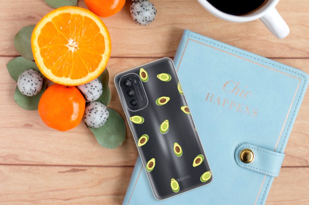 Motorola Moto G52/G82 Siliconen Case Avocado