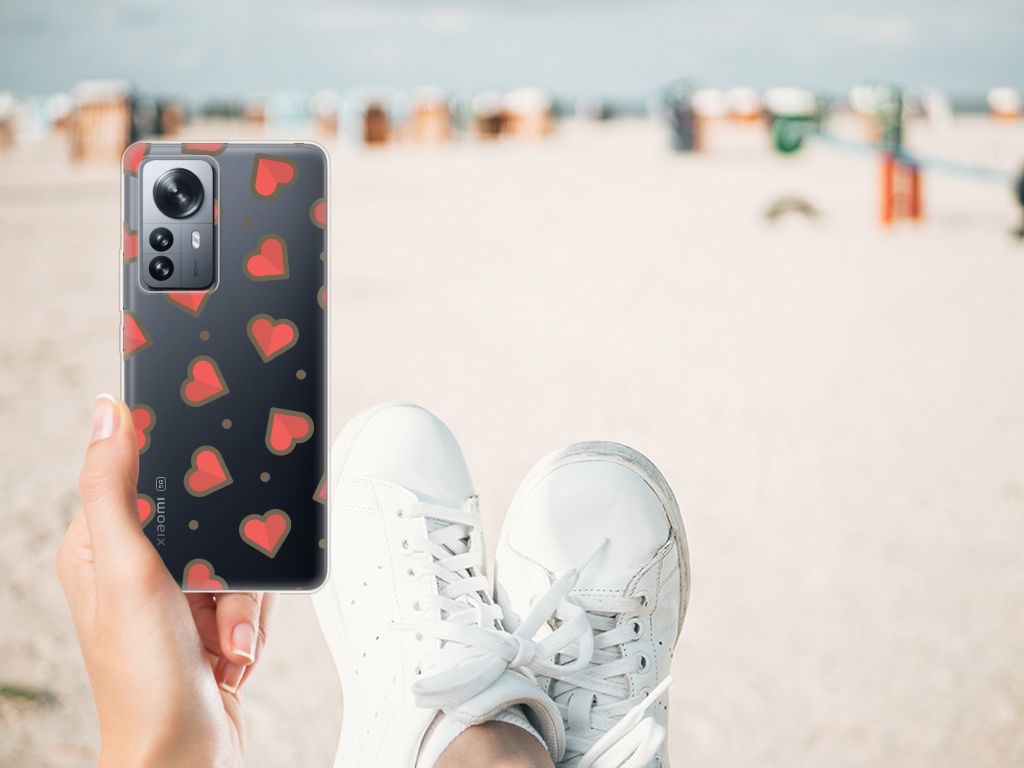 Xiaomi 12 Pro TPU bumper Hearts B2C Telecom
