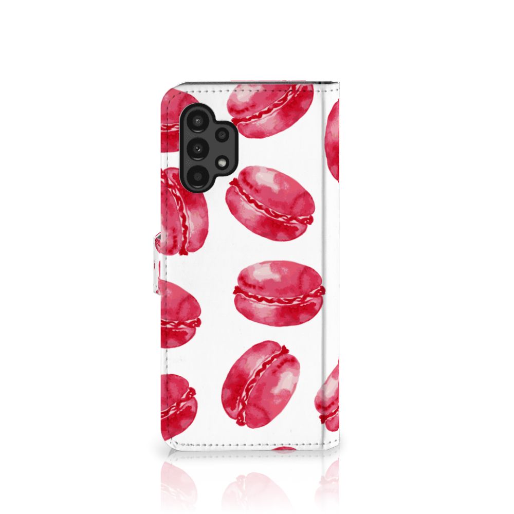Samsung Galaxy A13 (4G) Book Cover Pink Macarons