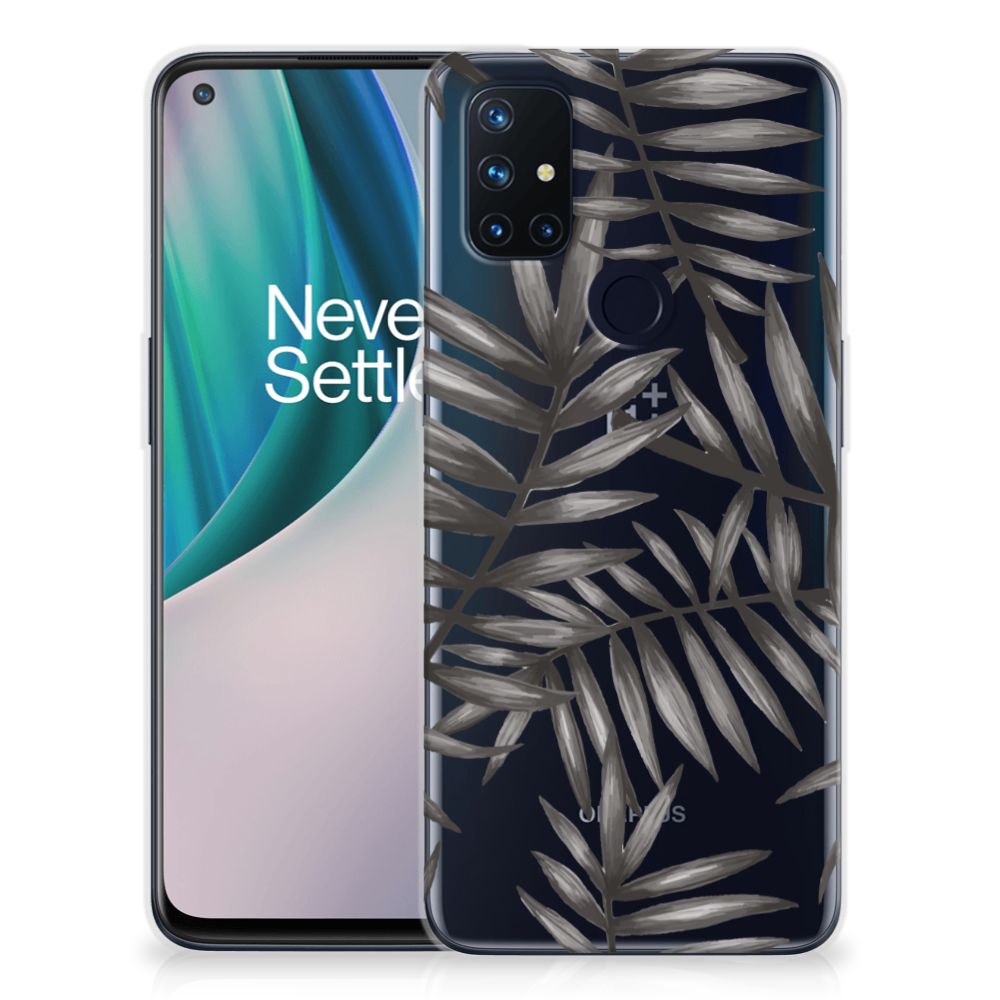 OnePlus Nord N10 5G TPU Case Leaves Grey