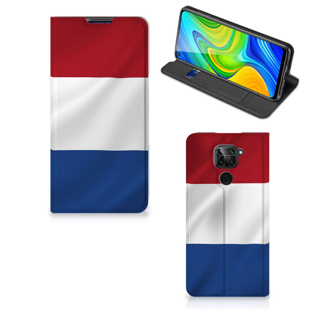 Xiaomi Redmi Note 9 Standcase Nederlandse Vlag - B2C Telecom