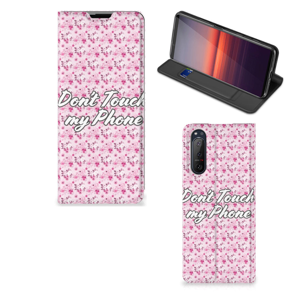 Sony Xperia 5 II Design Case Flowers Pink DTMP