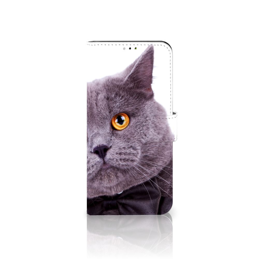Samsung Galaxy A03 Telefoonhoesje met Pasjes Kat