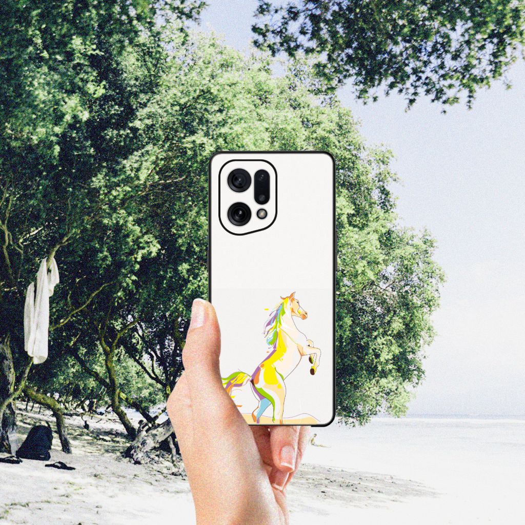 OPPO Find X5 Hoesje Horse Color B2C Telecom
