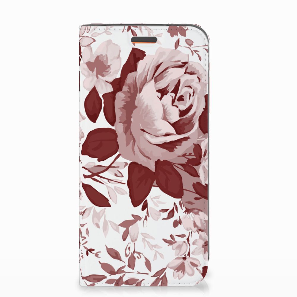 Bookcase Motorola Moto E5 Play Watercolor Flowers