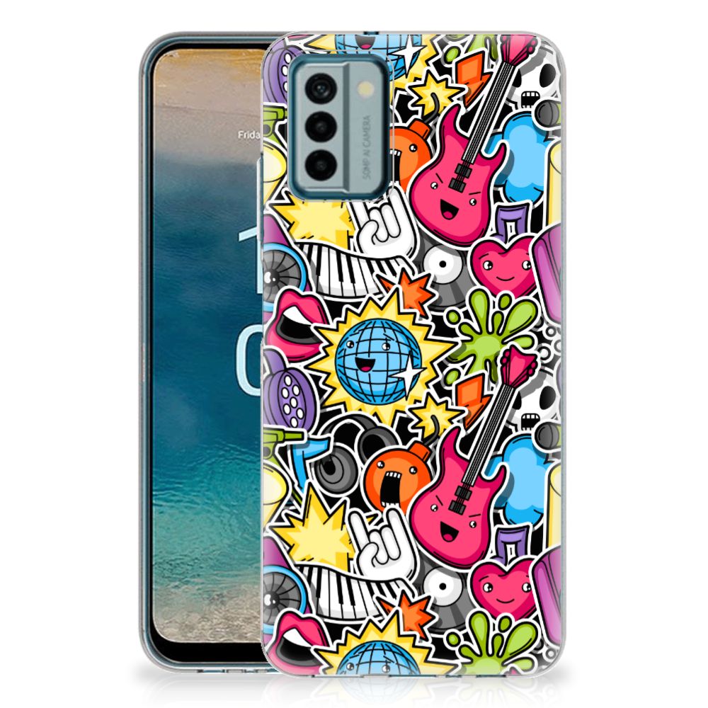 Nokia G22 Silicone Back Cover Punk Rock