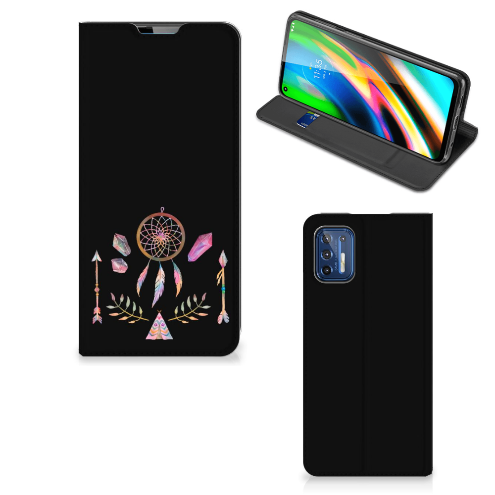 Motorola Moto G9 Plus Magnet Case Boho Dreamcatcher - B2C Telecom