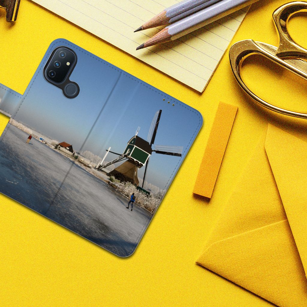 OnePlus Nord N100 Flip Cover Schaatsers