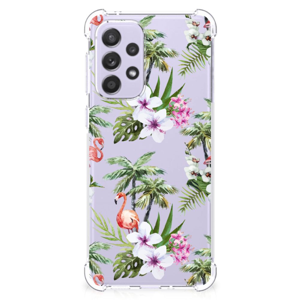 Samsung Galaxy A33 Case Anti-shock Flamingo Palms B2C Telecom