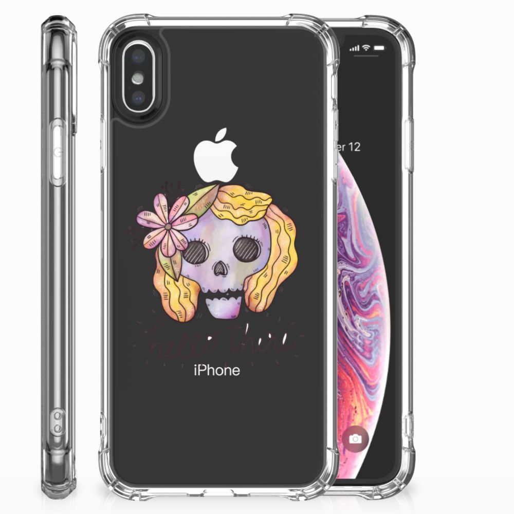 Extreme Case Apple iPhone Xs Max Boho Skull
