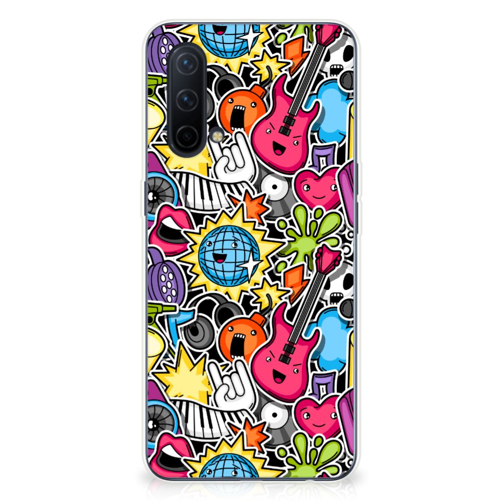 OnePlus Nord CE 5G Silicone Back Cover Punk Rock B2C Telecom