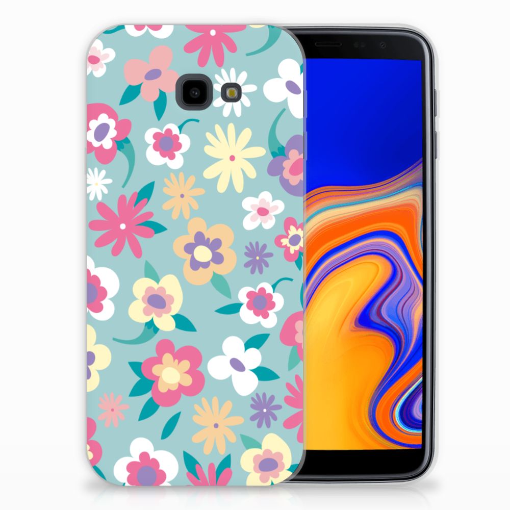 Samsung Galaxy J4 Plus (2018) TPU Case Flower Power