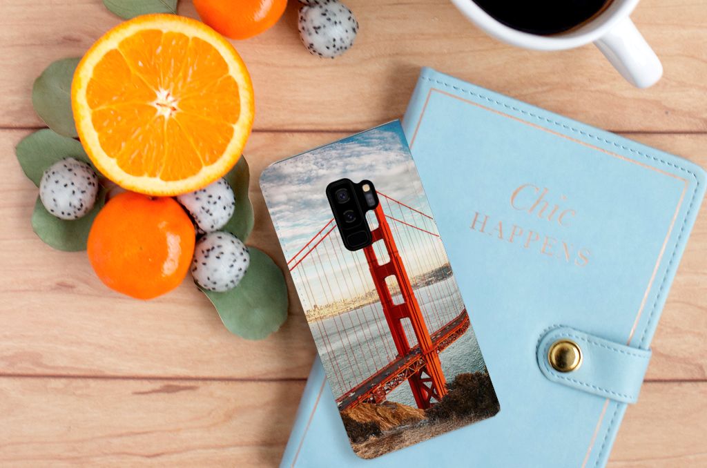Samsung Galaxy S9 Plus Book Cover Golden Gate Bridge