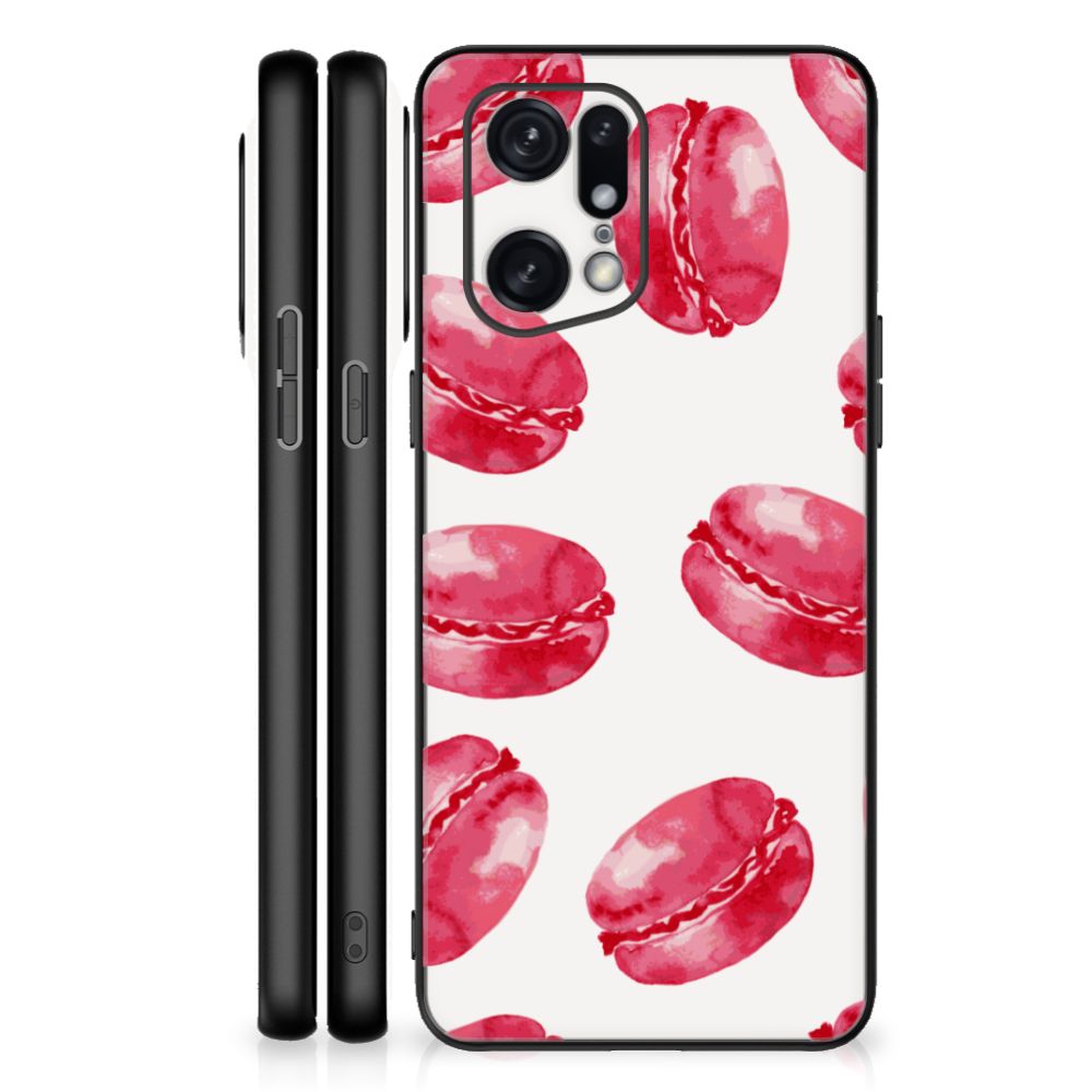 OPPO Find X5 Pro Back Cover Hoesje Pink Macarons