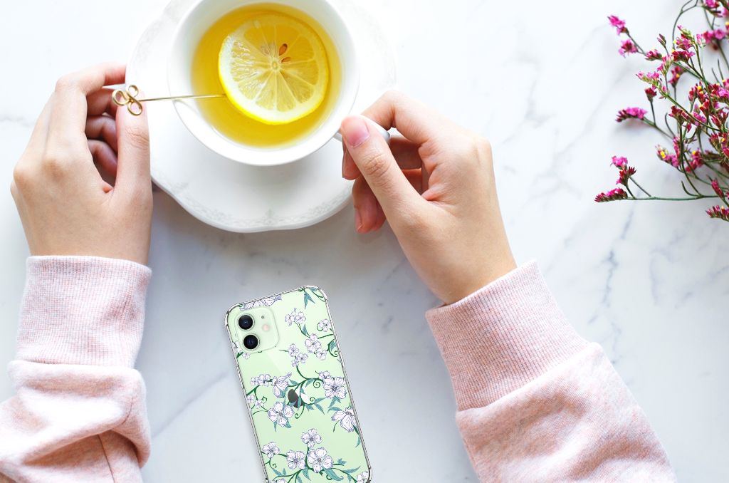 iPhone 12 Mini Uniek Case Blossom White B2C Telecom