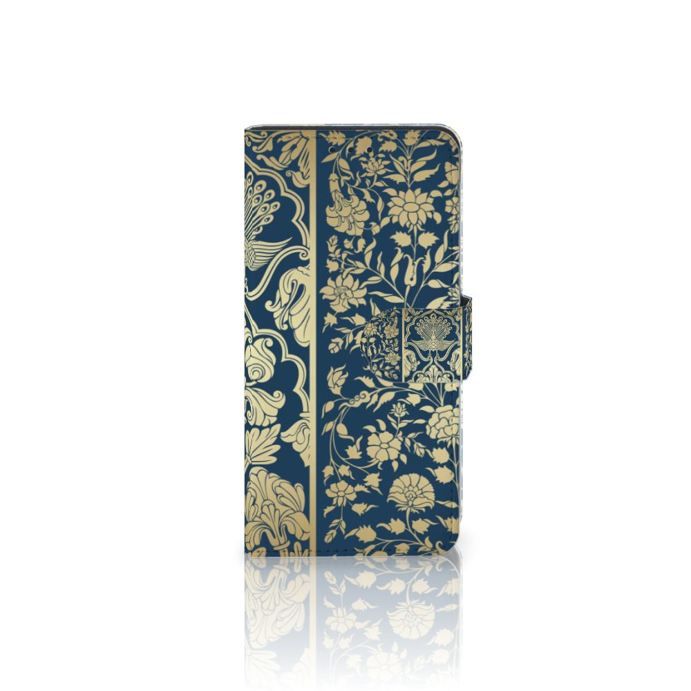 Huawei P40 Hoesje Beige Flowers
